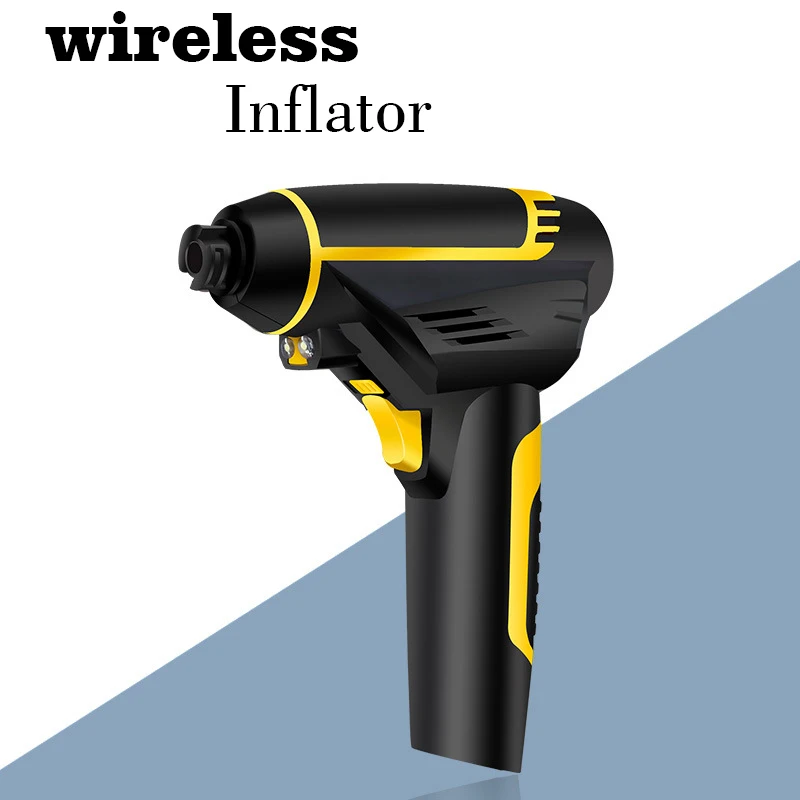 Автомобильный надувной насос WINTUWAY с USB-зарядкой беспроводной ручной