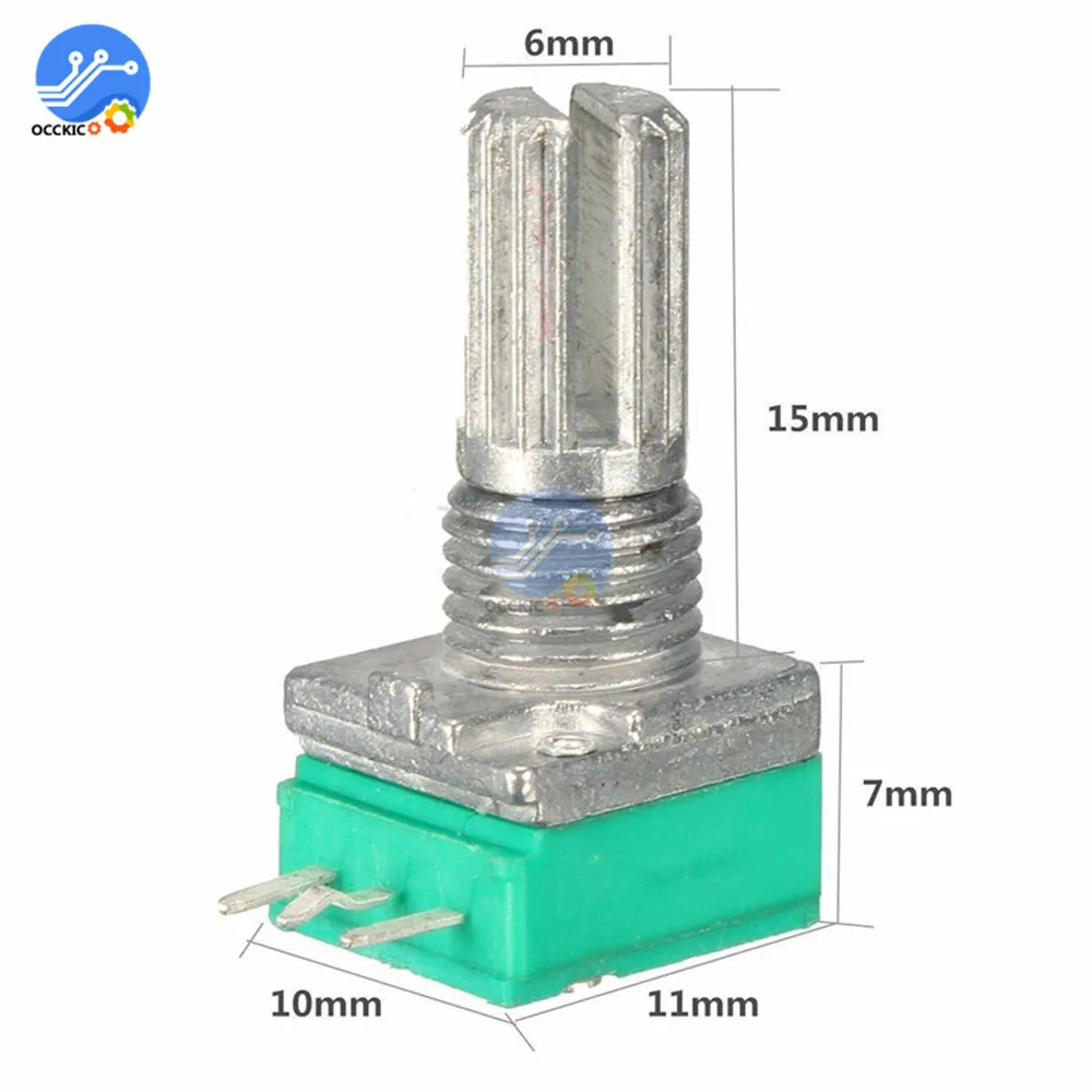 1 шт. роторный потенциометр 6 мм|potentiometer rotary|potentiometer linearpotentiometer 6mm |