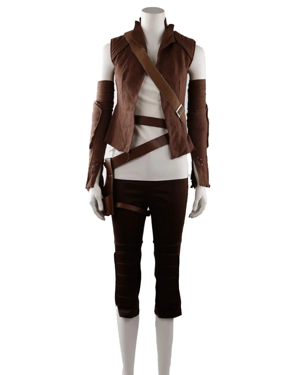 

Rey Cosplay StarWars 8 The Last Jedi Rey Cosplay Costume Custom Made Full Set Any Size