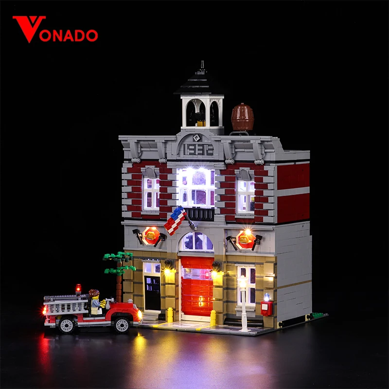 Светодиодный светильник совместимый для Lego 10197 Строительные кирпичи блоки