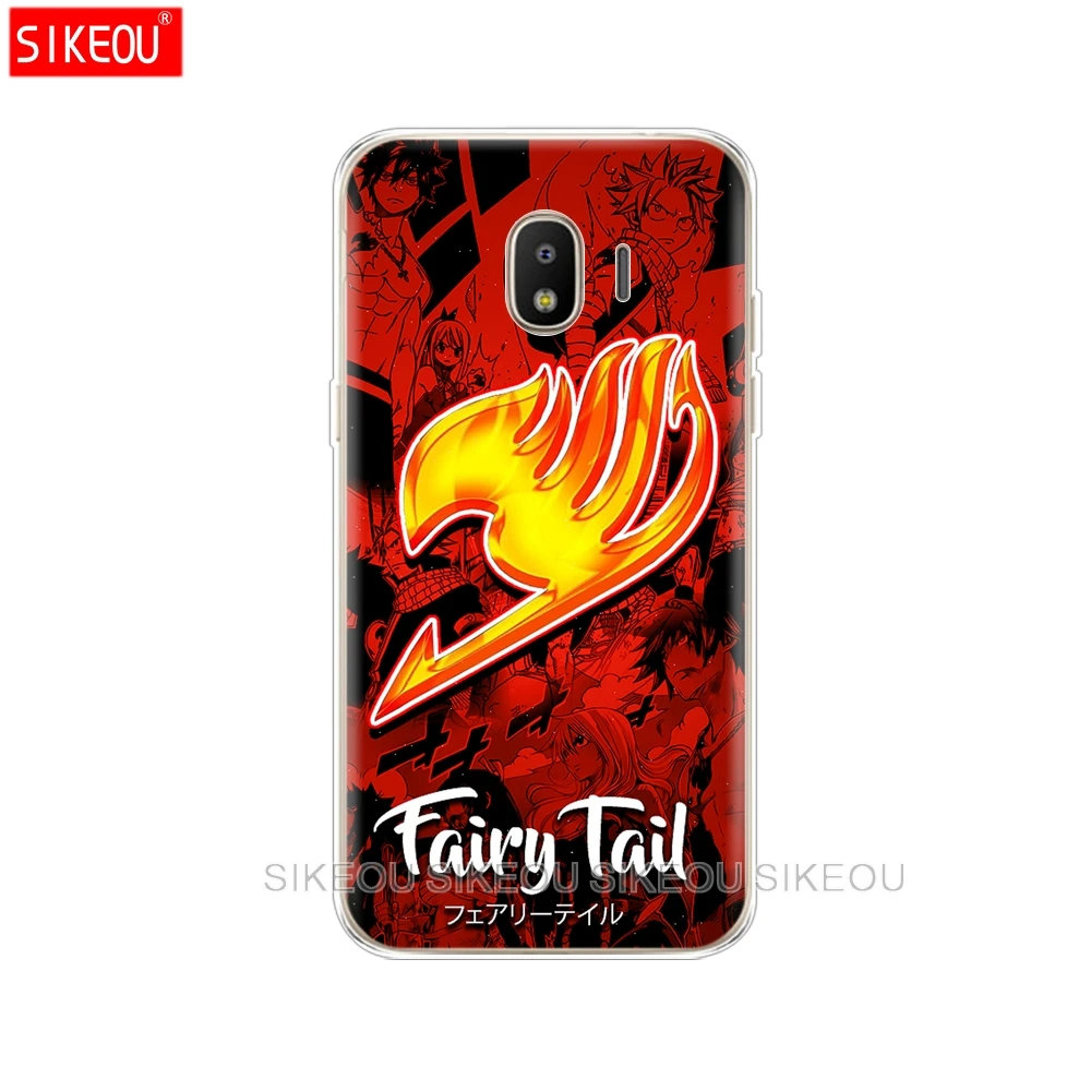 Силиконовый чехол для телефона Samsung Galaxy J3 J5 J7 2017 J330 J530 J730 PRO j2 2018 аниме Фея хвост