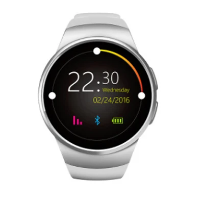 Серебристый Letine Kingwear KW18 электронные наручные часы для телефона Bluetooth Смарт-часы для мужчин и женщин спортивные Смарт-часы для iOS Android PK KW88 K88h - Цвет: Серебристый
