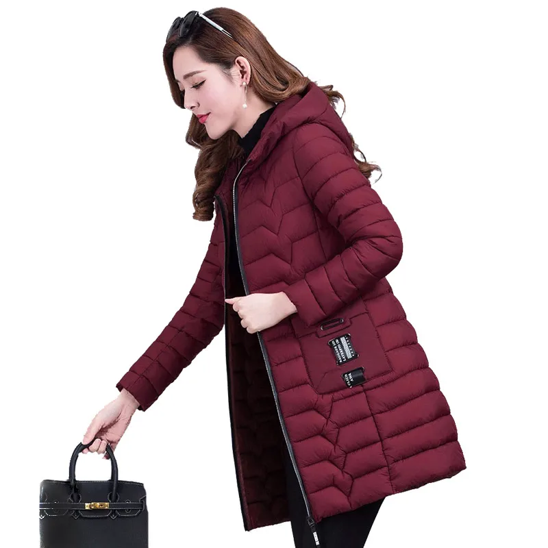 Зимняя женская модная куртка пуховик на утином пуху осень новинка большие