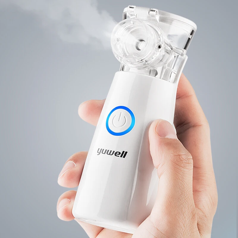 Yuwell Portable Ultrasonic Nebulizer Machine kits Medical Asthma Inhaler Children Kids Atomizer Handheld Face Steam Humidifier |