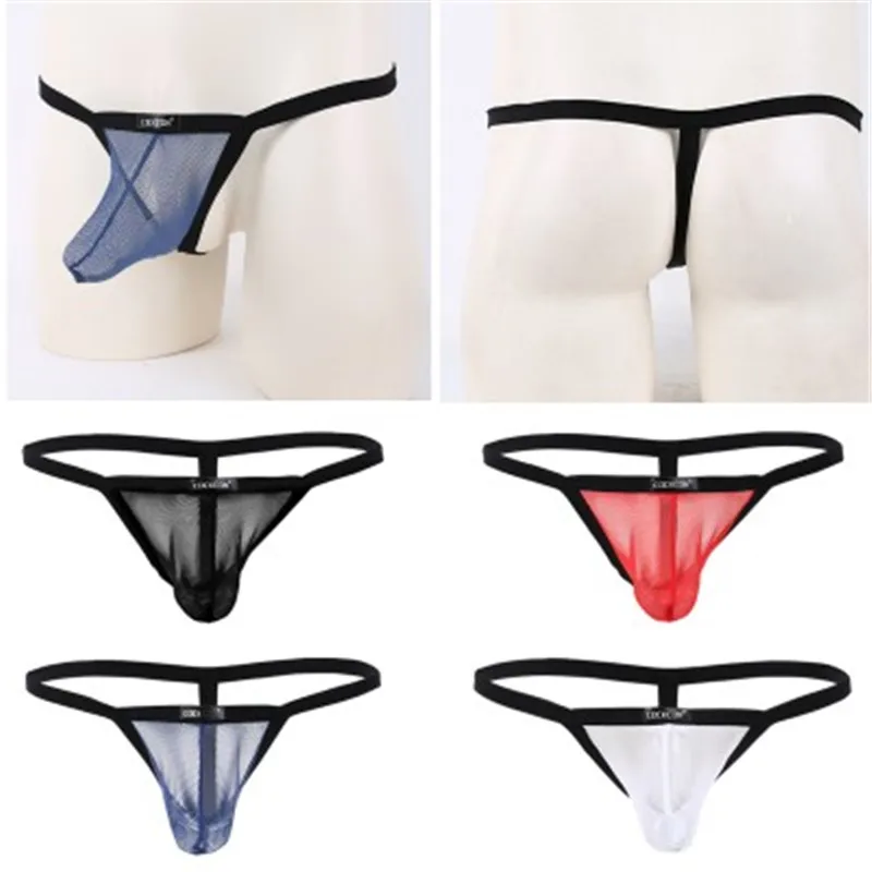 MSemis Мужское нижнее белье прозрачные сетчатые трусики для мужчин Gay Jockstrap Perspective