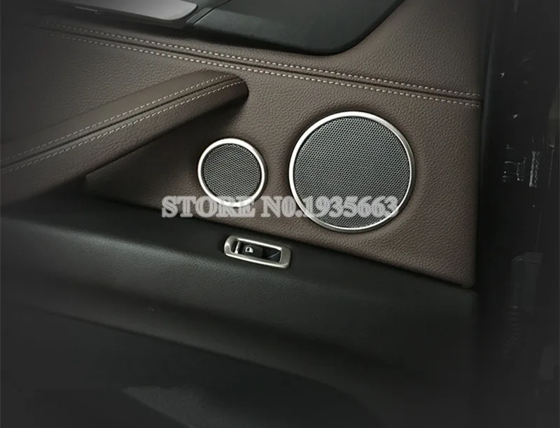 Накладки из нержавеющей стали на внутреннюю дверь динамика для BMW X5 F15 2014-2018 X6 F16