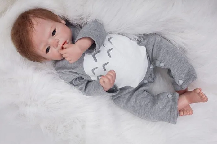 22 &quotКукла reborn Игрушки для мальчиков и девочек подарок ткань тела силиконовые