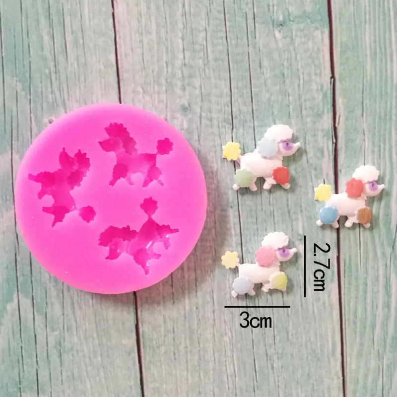 Силиконовая форма для украшения торта мини-щенка собаки тема маленьких собак