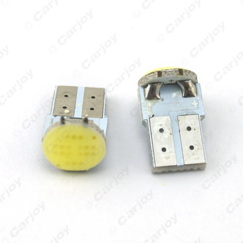 LEEWA 50 шт. DC12V 2 ватт T10 W5W/184/194 клиновидная 6LED COB автомобильная светодиодная лампа