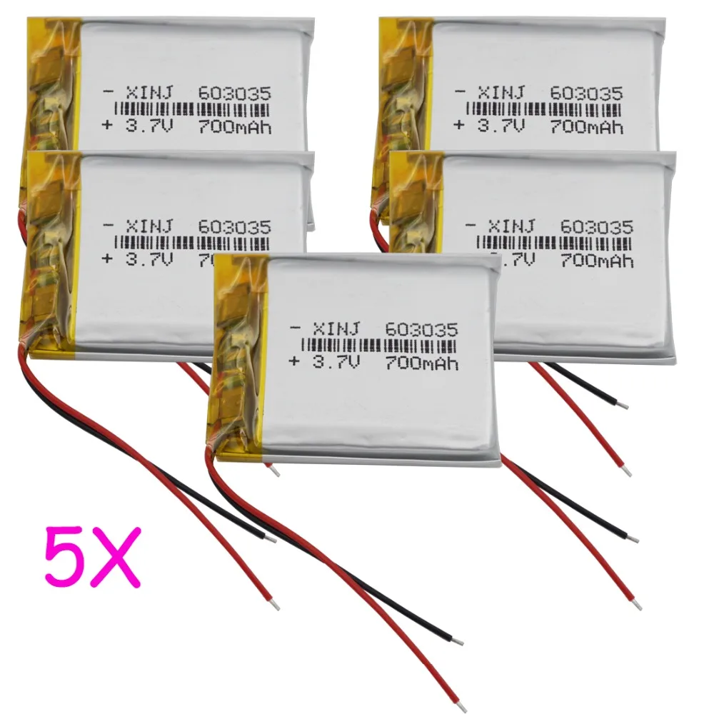 XINJ 3 7 V 700 mAh литий-полимерная батарея Li ion li-po для электронной книги MP5/MP4