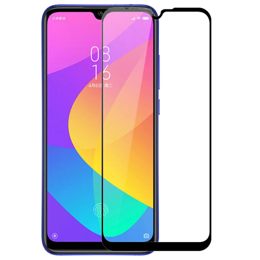 Полное клеевое черное закаленное стекло для Xiaomi Mi CC9 9T Pro Защитная пленка экрана