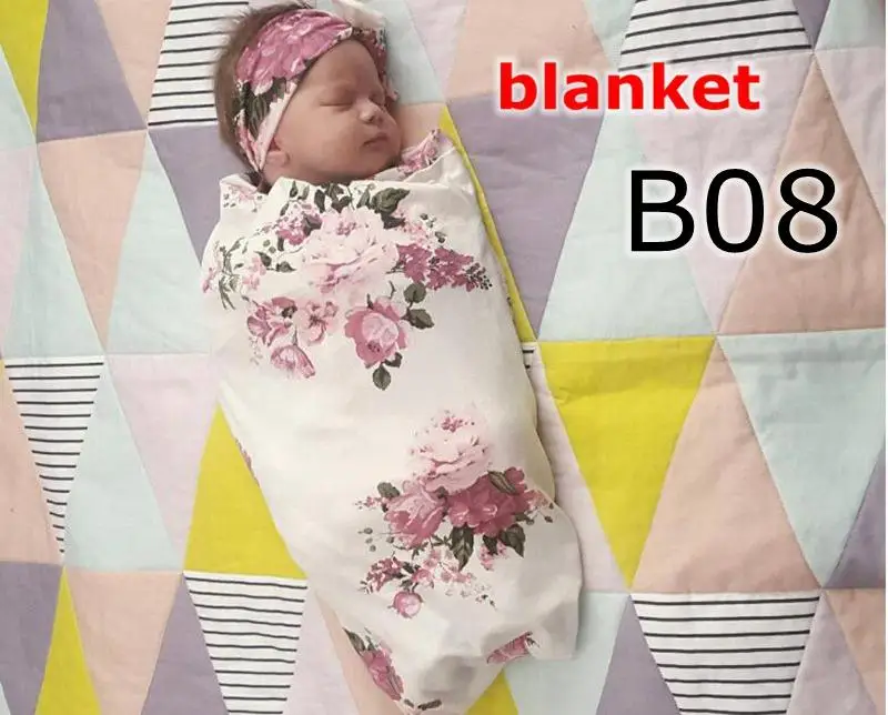 2 шт. повязка на голову с ушками кролика и ромашками|floral swaddle blanket|swaddle receiving blanketnewborn