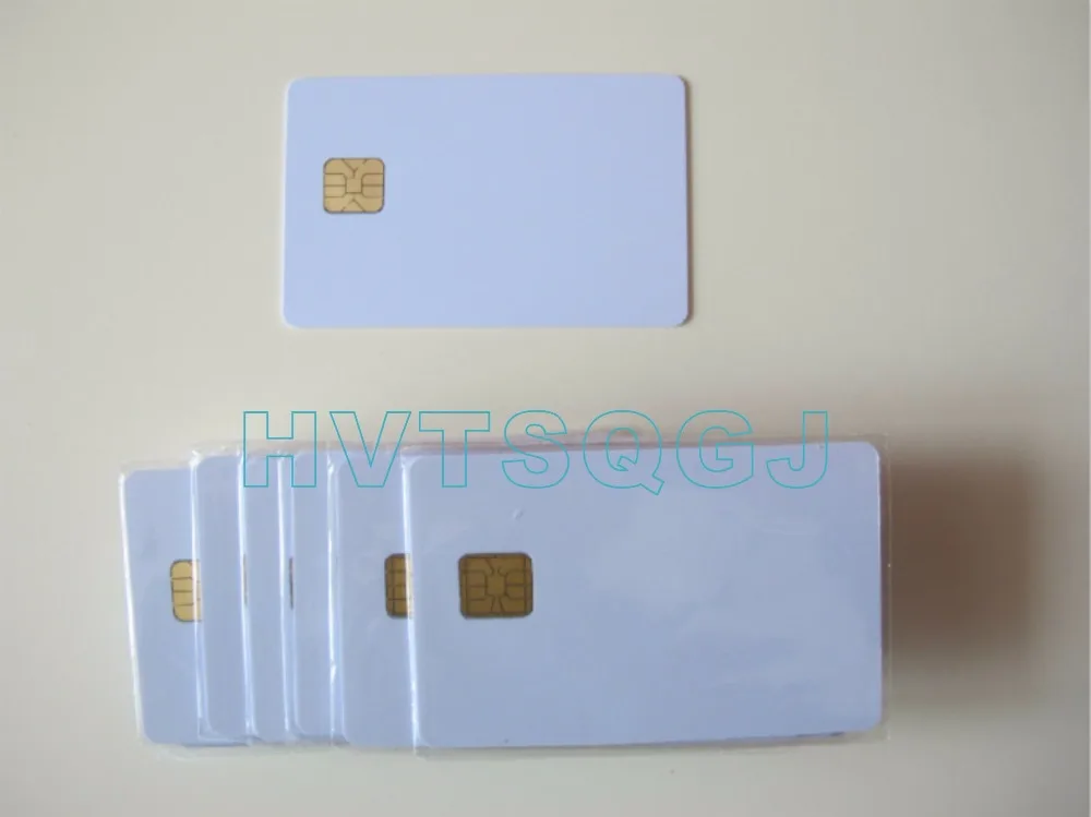 100pcs Hot sale Plastic pvc contact ic Sle4428 Chip Card Free shipping