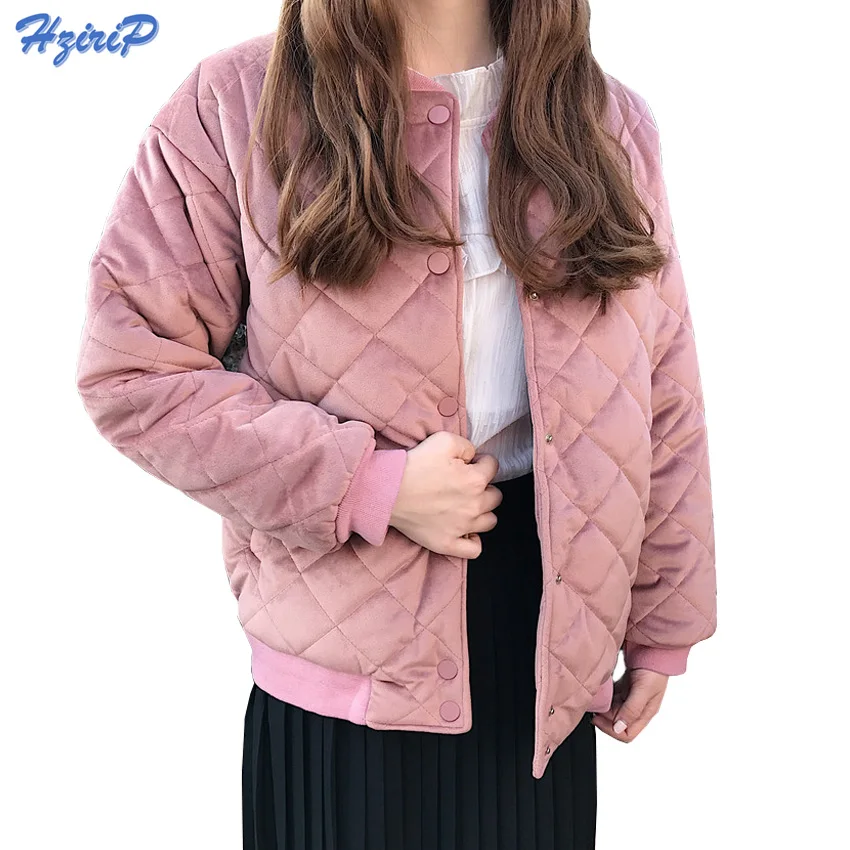 Hzirip модные женские туфли зимняя куртка 2017 хлопок-мягкий толстый теплый бархат