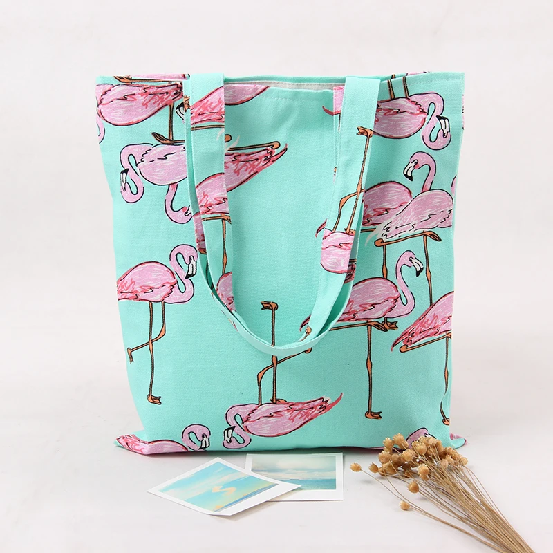 Рюкзак с фламинго фляга рюкзак 3D принтом женская сумка на шнурке модный холщовый