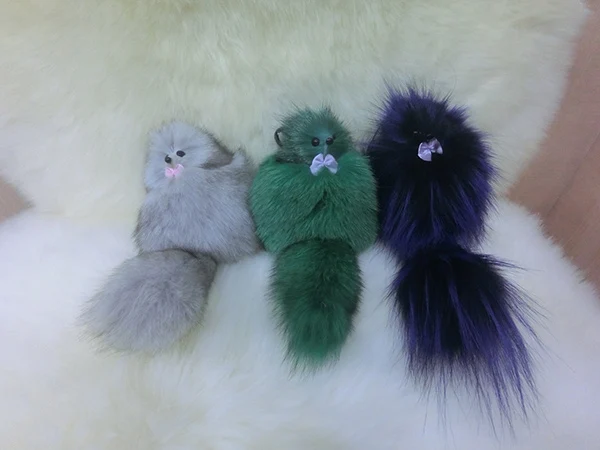 Плюшевый брелок-сумка с подвеской в виде лисы | Дом и сад