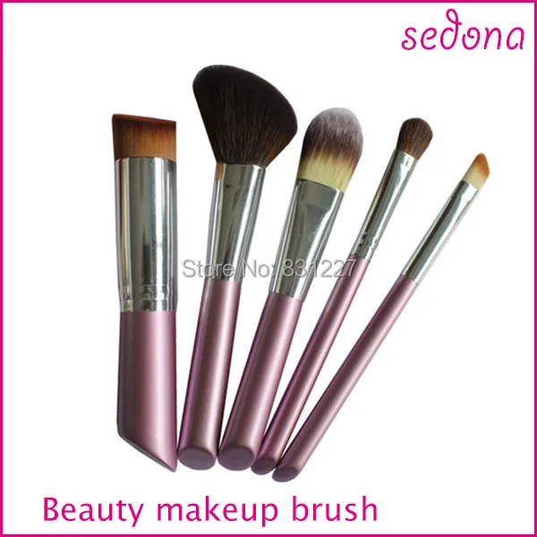 5 шт. набор розовых милых профессиональных кистей для макияжа | Красота и здоровье