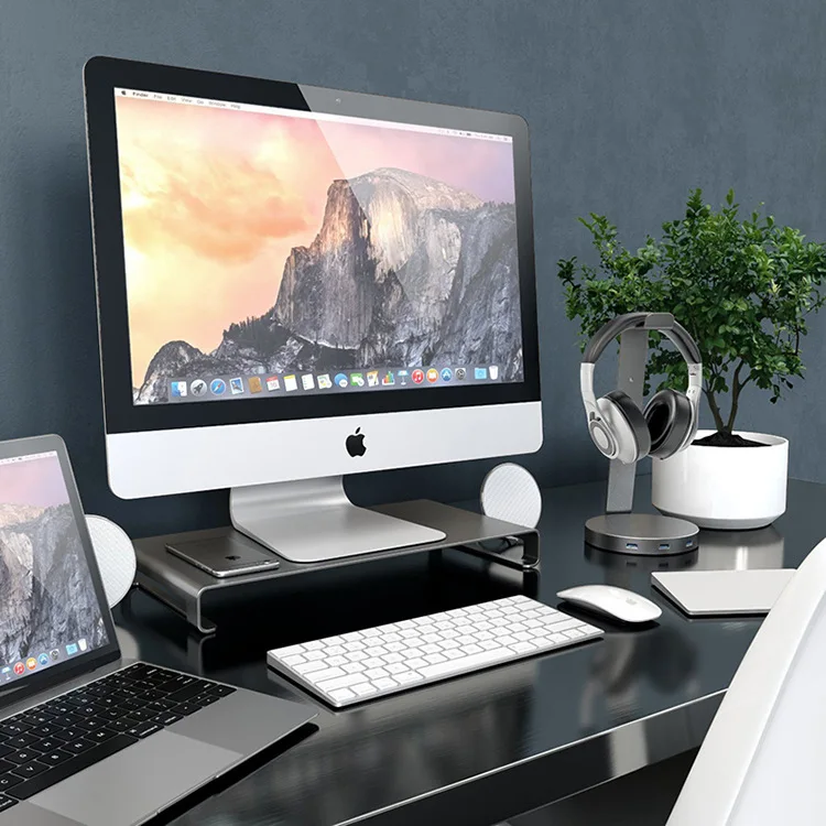 

Настольная подставка для монитора Apple macbook, кронштейн для ноутбука, подъемная Рамка для компьютера, артефакт