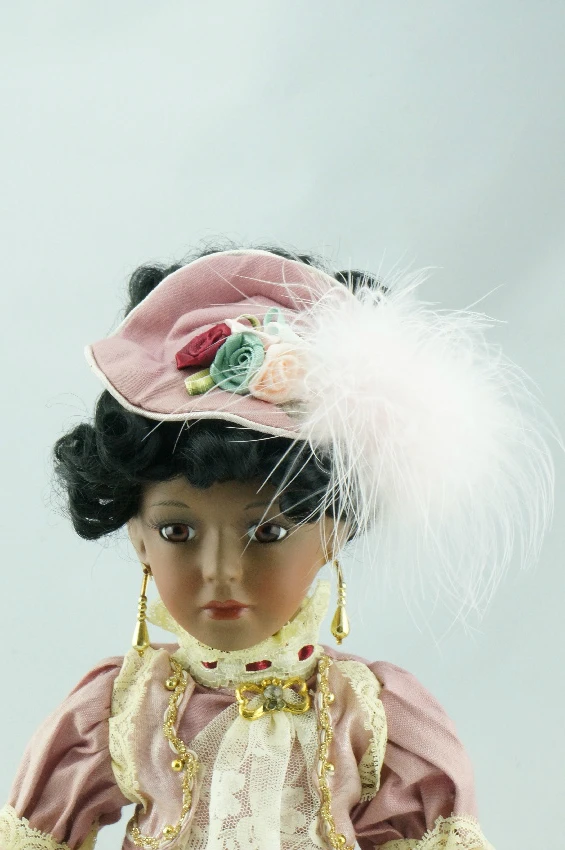 Cosette Новая Домашняя коллекция розовое платье ангельская фарфоровая кукла