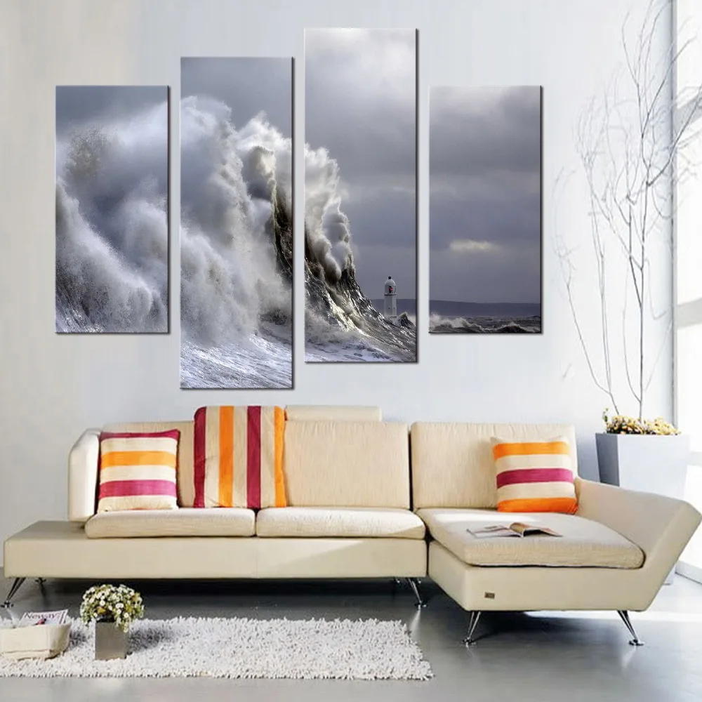 Картина на холсте 4 панели| |