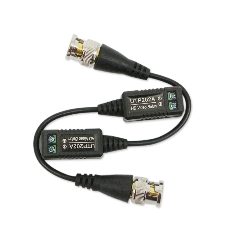 Quality Cheapest enhanced Video Balun Twisted BNC CCTV passive Transceivers UTP Cat5 20PCS | Безопасность и защита