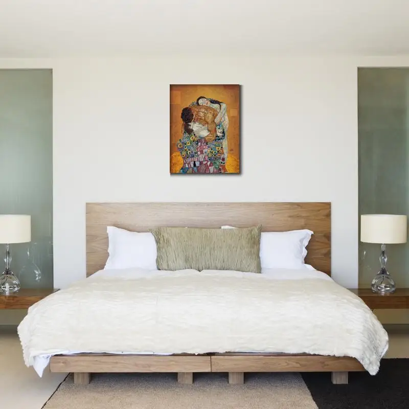 Картина на холсте для спальни портрет масляной живописи семейная фотография