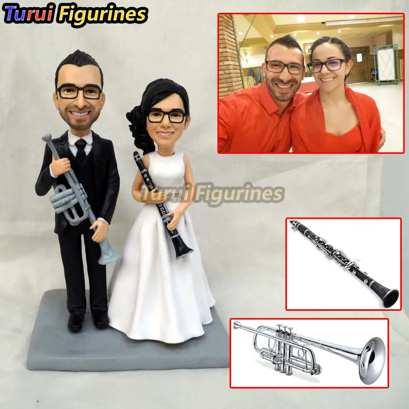 Фигурки для свадебного торта керамические фигурки счастливого юбилея|Статуи и