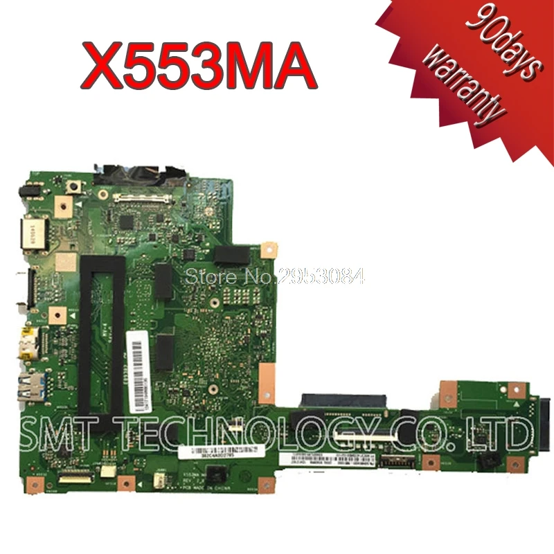 X553MA материнская плата N3530 N3540 4 ядра для ASUS A553M D553M F553M K553M Материнская плата ноутбука X553MA материнская плата X553MA материнская плата