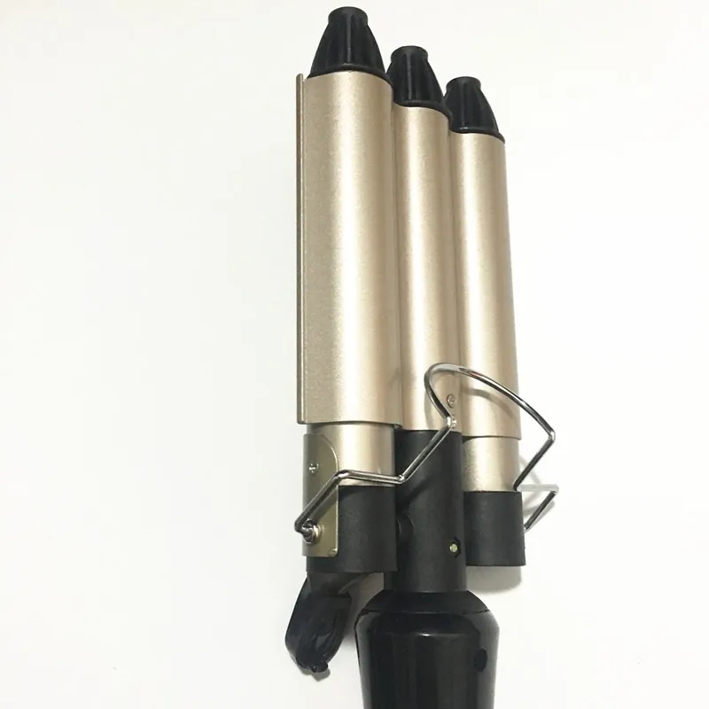 Бигуди для завивки торта три основные волнистые трубки волос электрический