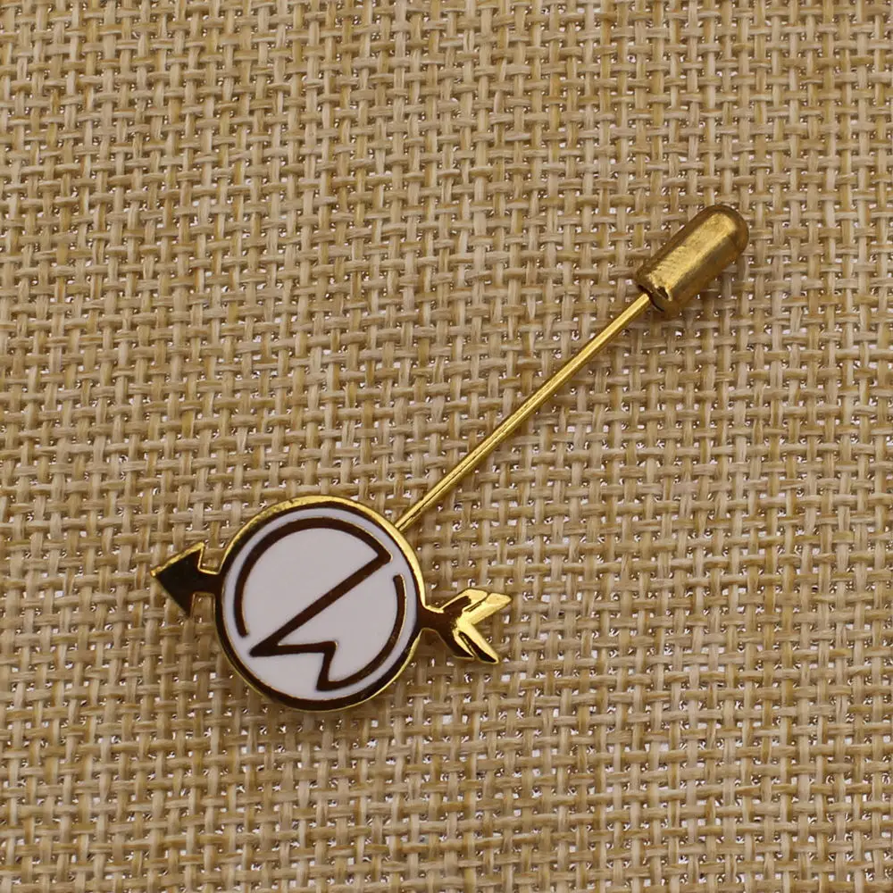 

Custom Metal Long Needle Badge with Epoxy Dome