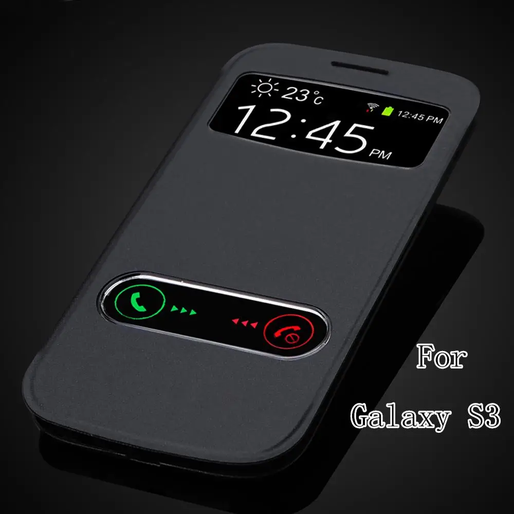 Батарея Корпус чехол для samsung Galaxy S3 SIII i9300 Роскошные модные вид раскладной с