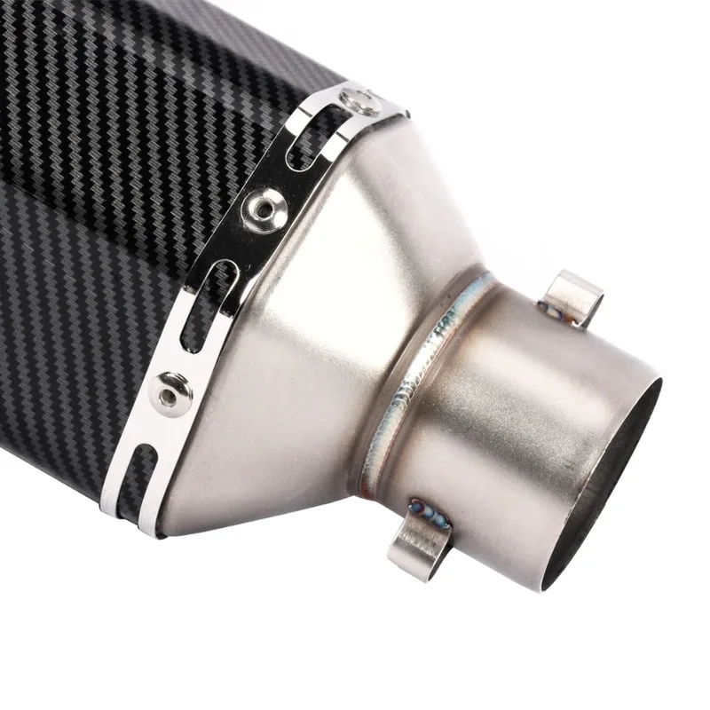 51 мм Unversal выхлопная труба мотоцикла с глушителем для NMAX155 R15 R25 R3 MT-03 FZ6N FZ400 FZ6 ATV Bik выхлопная труба