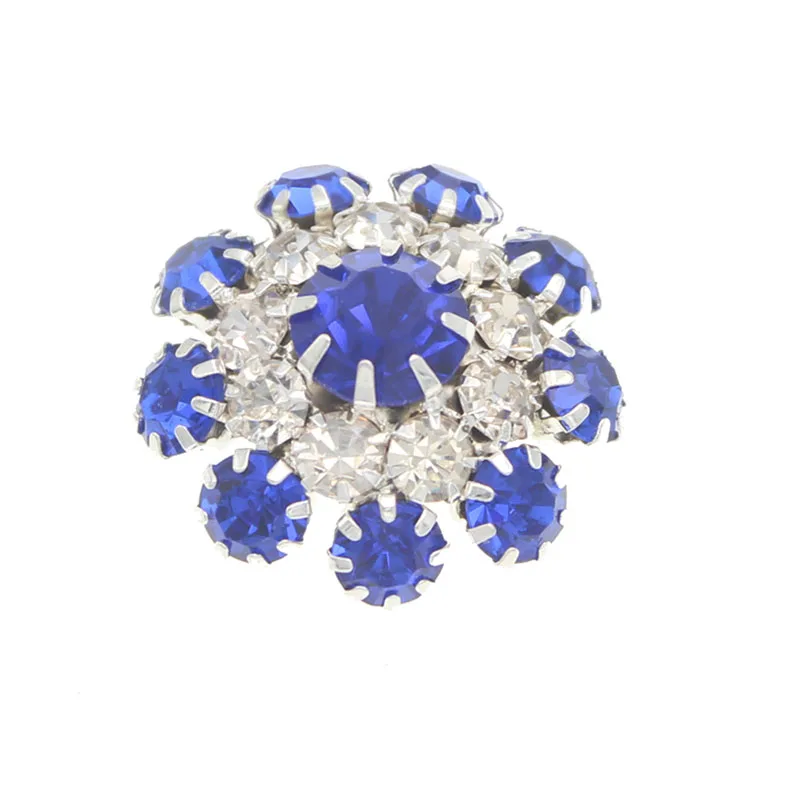 Горный хрусталь хвостовик хрустальные пуговицы для одежды DIY металлические