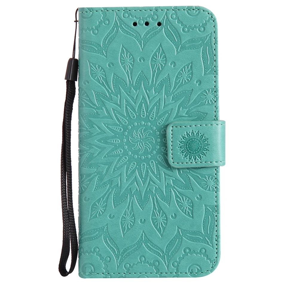 ДЛЯ Ascend P8 lite Coque Роскошный PU кожа тиснение 3D цветок Стенд Флип Мягкий силиконовый