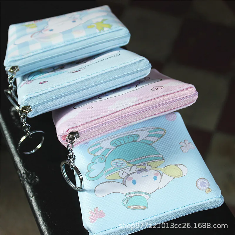 IVYYE, 1 шт., Cinnamoroll, собачий аниме, плюшевый Кошелек для монет, Мультяшные мягкие сумки для мелочи, кошелек для денег, карт, ключей, хранения, подарок