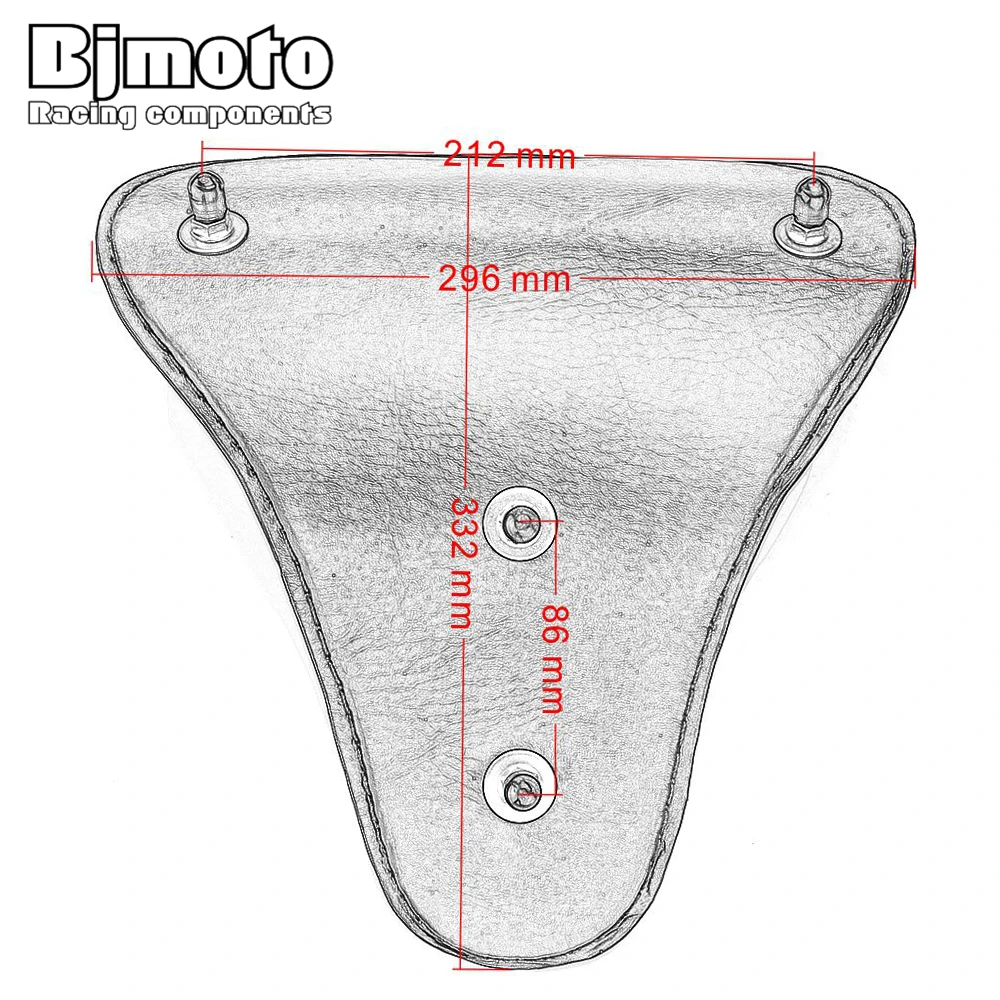 Bjmoto Motorcycle Big Solo Slim Seat Mount For Sportster Bobber Chopper Custom | Seats &amp Benches