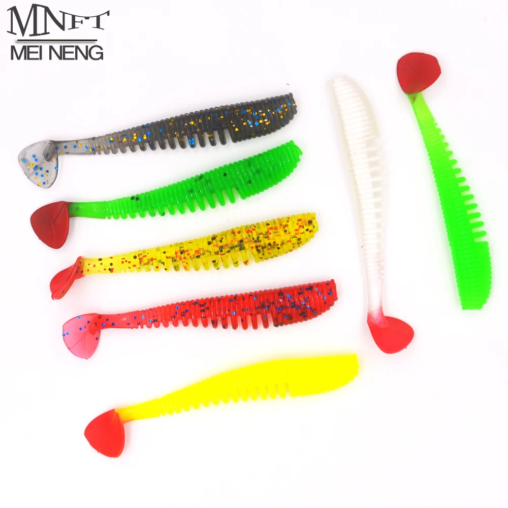 10 шт. резиновые рыболовные приманки с хвостом|fishing tackle|rubber wormspaddle tail |