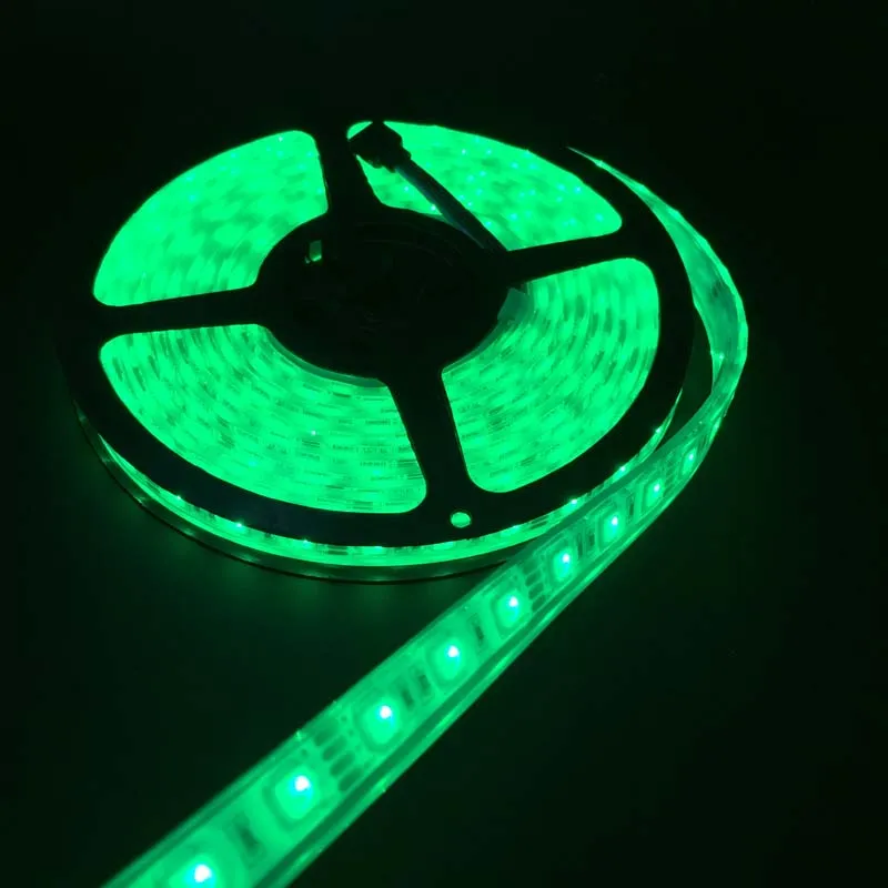 IP 68 5 м 5050 RGB праздничные светодиодные лампы Светодиодная лента светильник 12 в IP68 Водонепроницаемый 300 светодиодный RGB+ 24 клавиши rgb контроллер+ 12 В 5a адаптер
