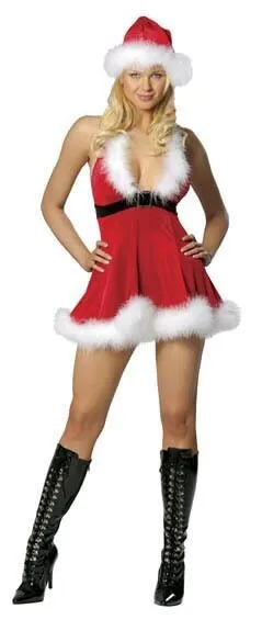 

Christmas clothing dress Christmas party role playing night DS Costume girls sexy party suit A-0538