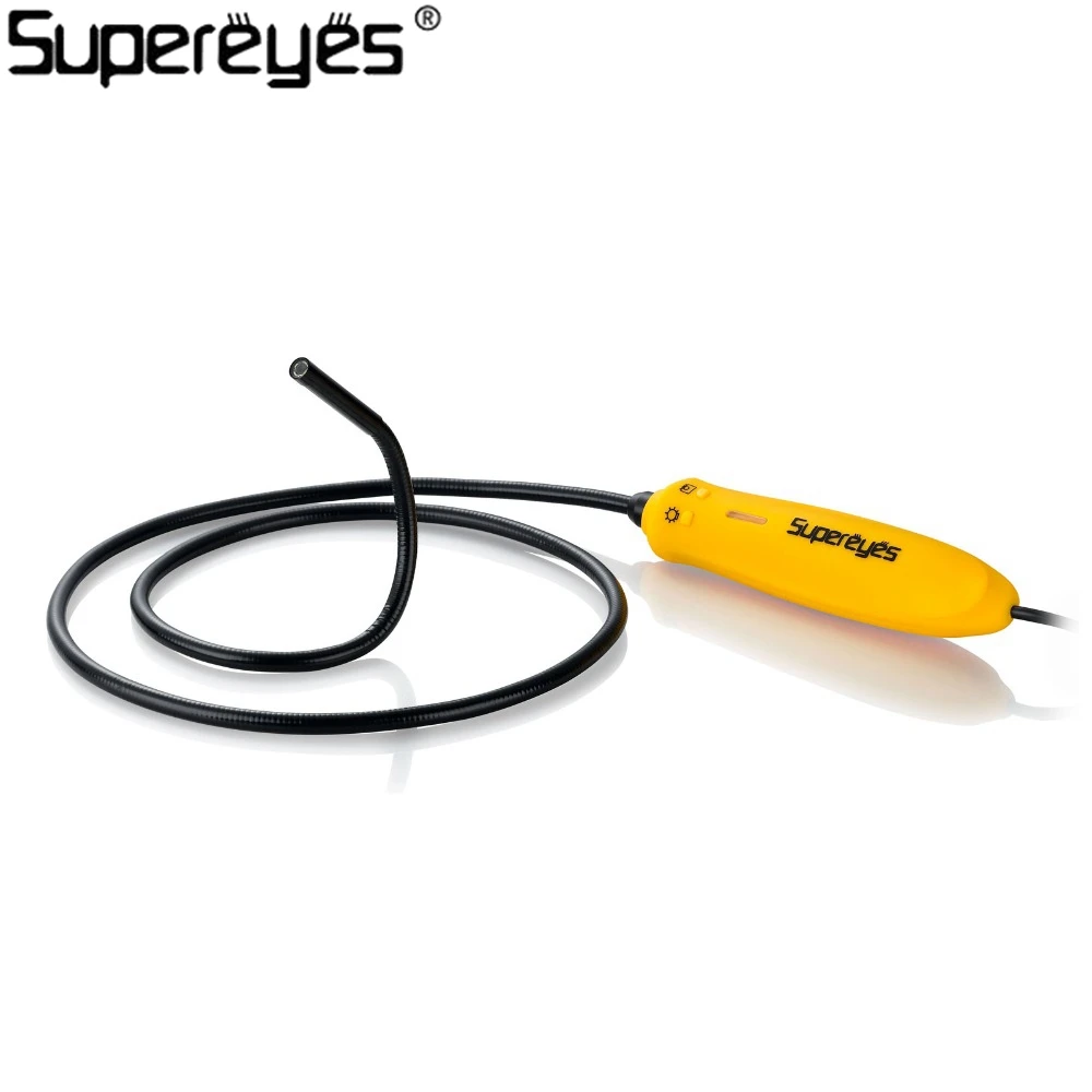 Supereyes промышленный видеобороскоп Камера 7 мм Цифровой Эндоскоп usb бороскоп