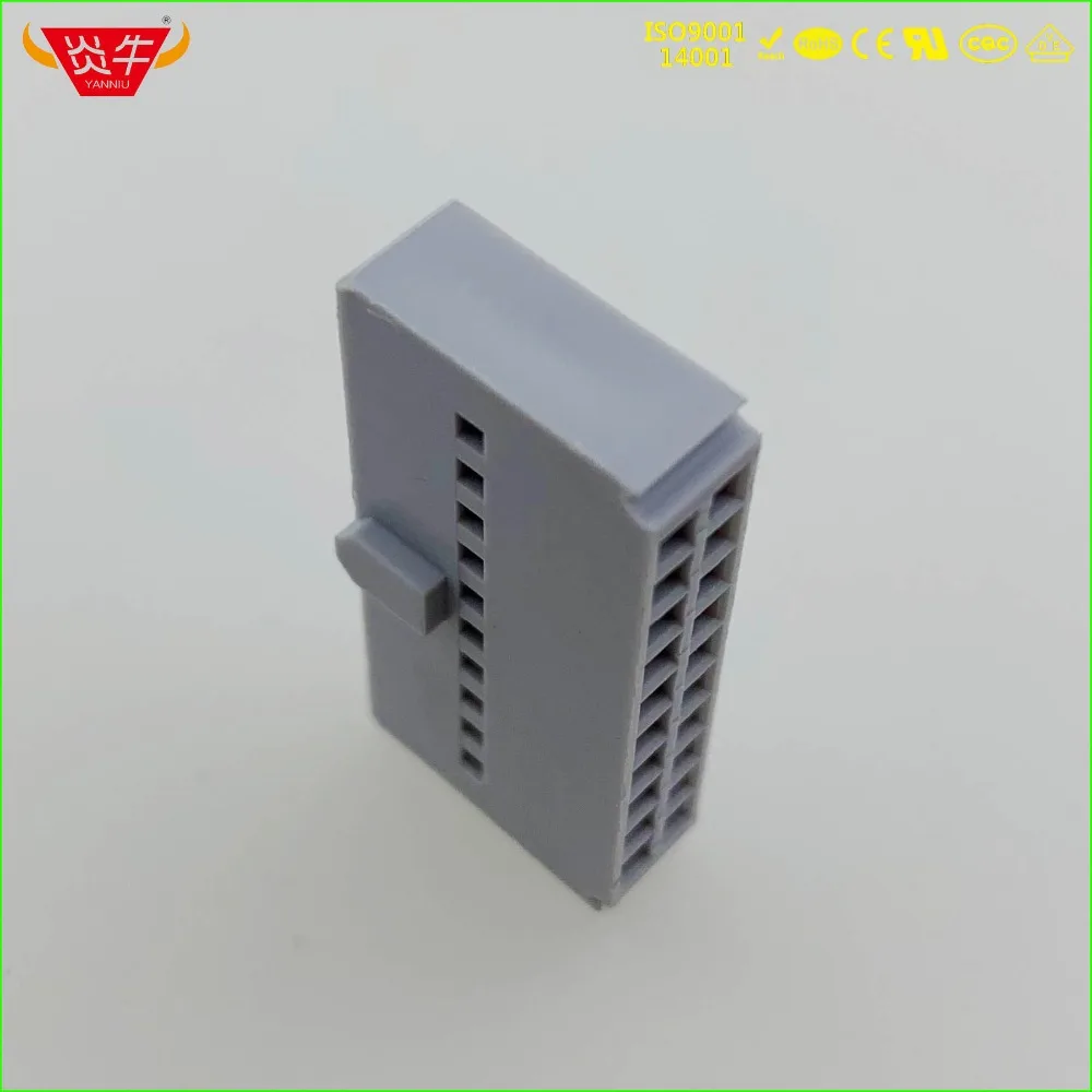 DC6 20P гнездо 2 54 мм Шаг 20PIN линия нажатия типа IDC разъем разъемы ISP JTAG заголовок для
