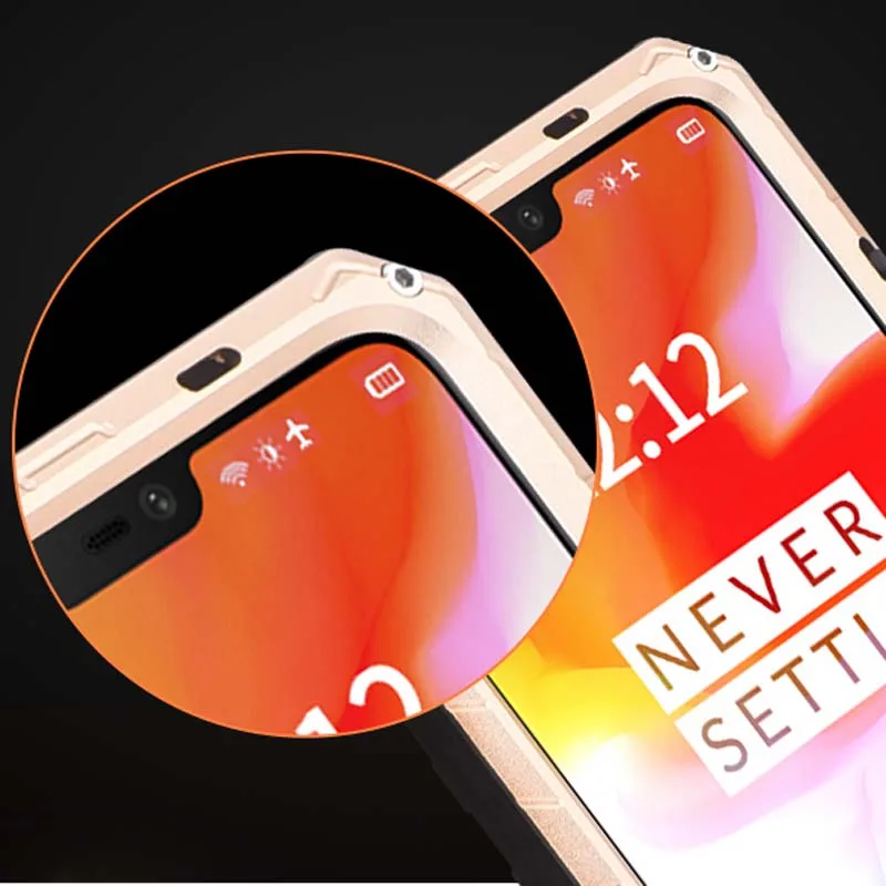 IMATCH Повседневная жизнь мобильный чехол для телефона для Oneplus 6 роскошный противоударный металлический силиконовый чехол 360 полная защита чехол JS0358