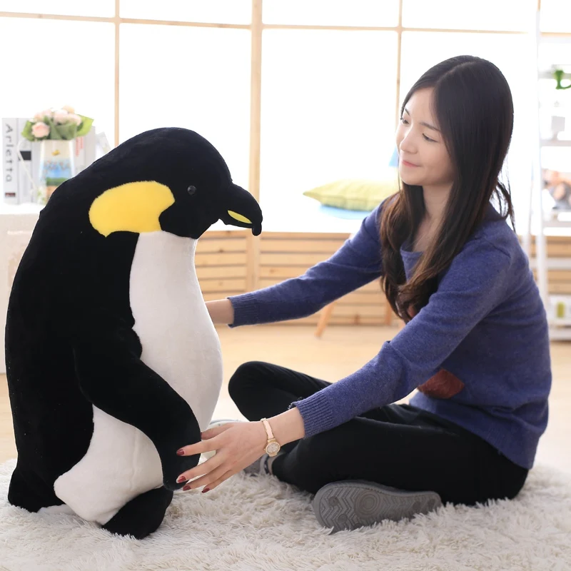 40-80cm Cartoon Penguin Plush Toys Stuffed Animals Doll Baby Cloth Children Pillow Cushion Birthday Gift | Игрушки и хобби