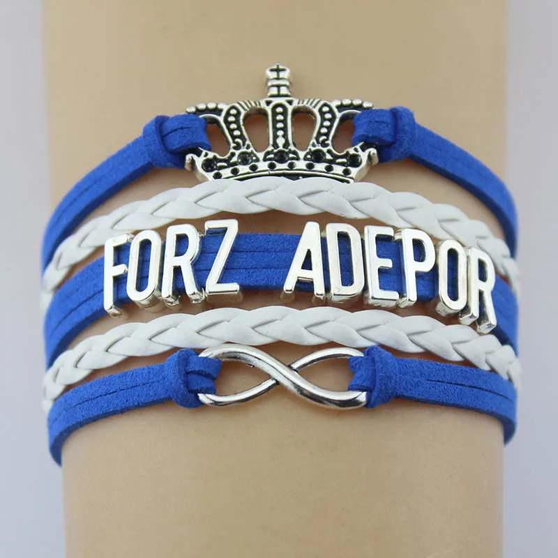 Браслет с подвесками в виде сердца Infinity Love Royals Director Forz Adepor Crown регулируемые