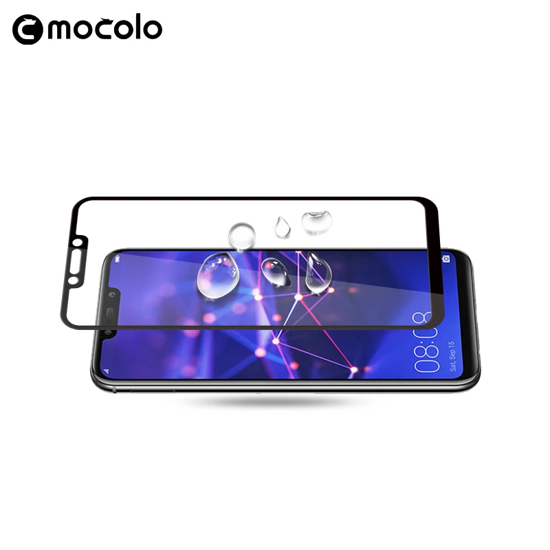 Mocolo 9H полное клеевое стекло премиум класса для Huawei Mate 20 Lite Полное покрытие Защита