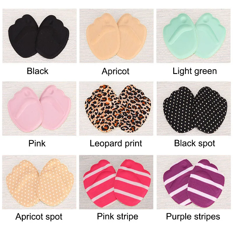 

5 Pairs Sole High Heel Foot Cushions Forefoot Anti-Slip Insole Breathable Foot Pad Soft Insert EK-New