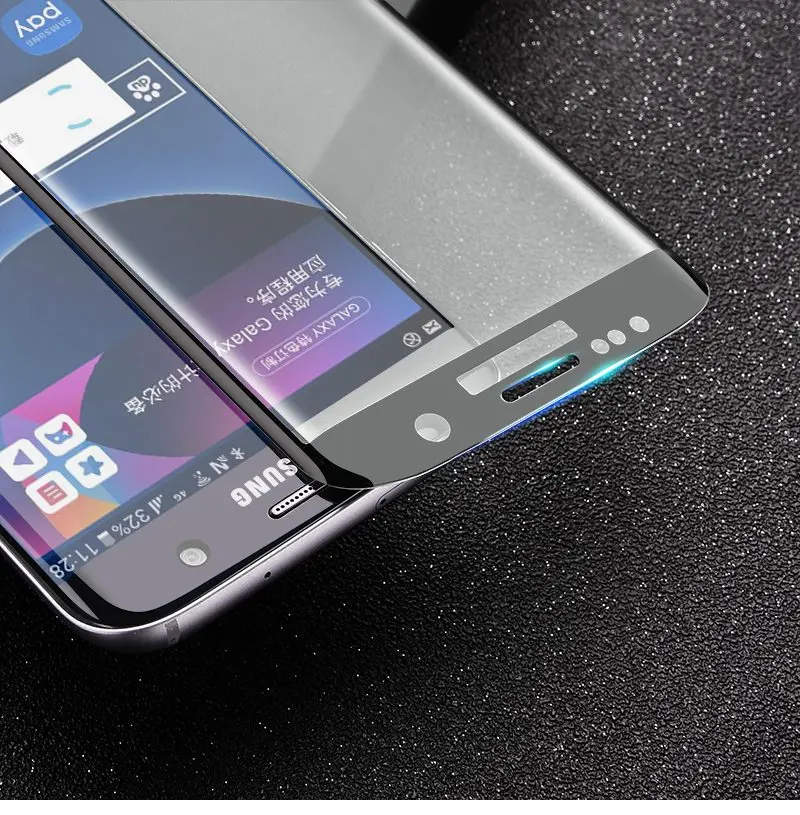 TOMKAS для samsung Galaxy S7 Edge Защитное стекло для экрана 3D покрытие для samsung Galaxy S6 Edge закаленное стекло