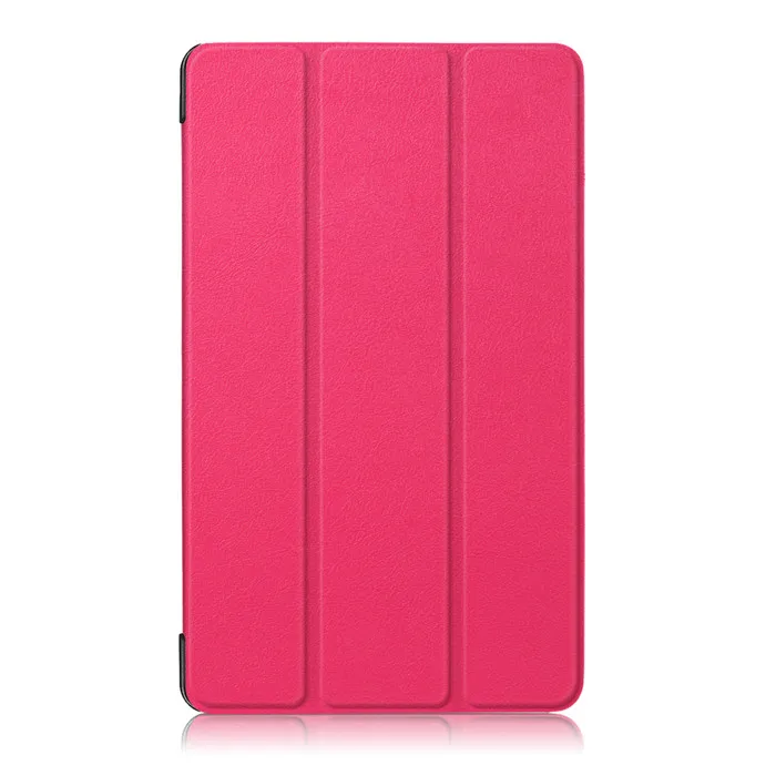 Чехол из ПУ для huawei Mediapad T3 7 7,0 3g BG2-U01 7 дюймов+ 2 шт. пленка для экрана в подарок - Цвет: Rose