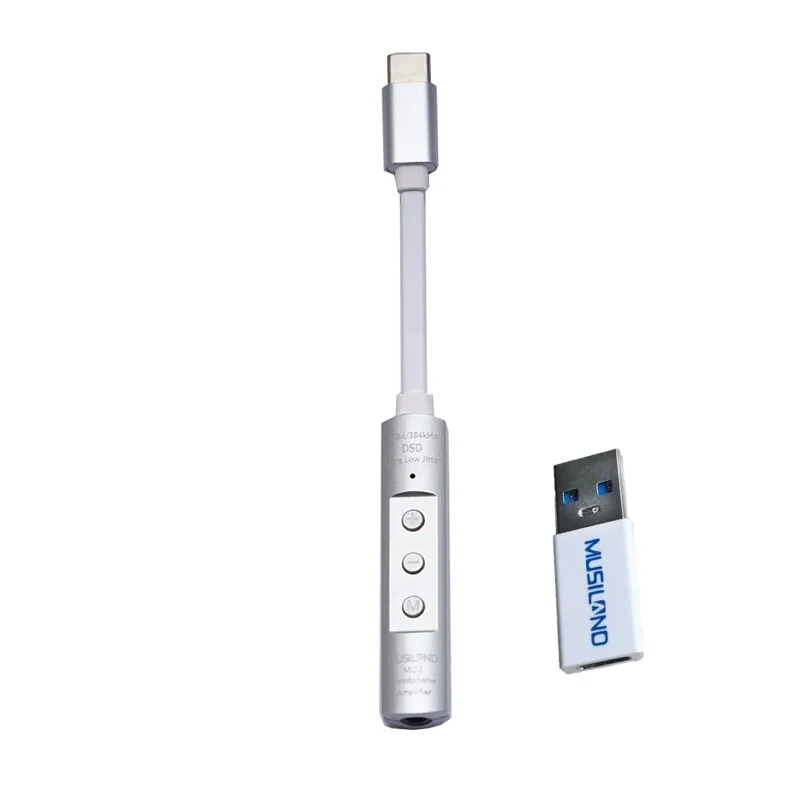 Musiland MU2 TYPE-C наушники кабель усилителя HIFI декодирование Звуковая карта для мобильного телефона DSD аппаратное декодирование