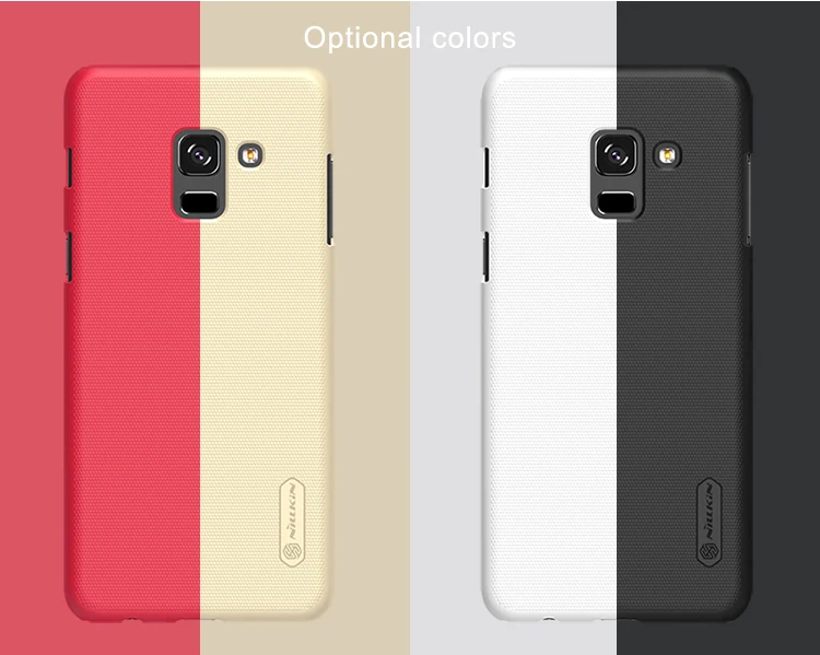 Для samsung Galaxy A8/A8 Plus NILLKIN супер матовый защитный чехол для телефона для Galaxy A8 /A8 Plus с защитной пленкой
